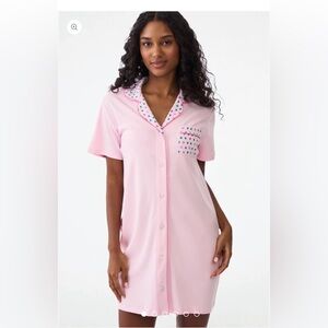 Roller Rabbit Pop Hearts Cleo Nightshirt size S
